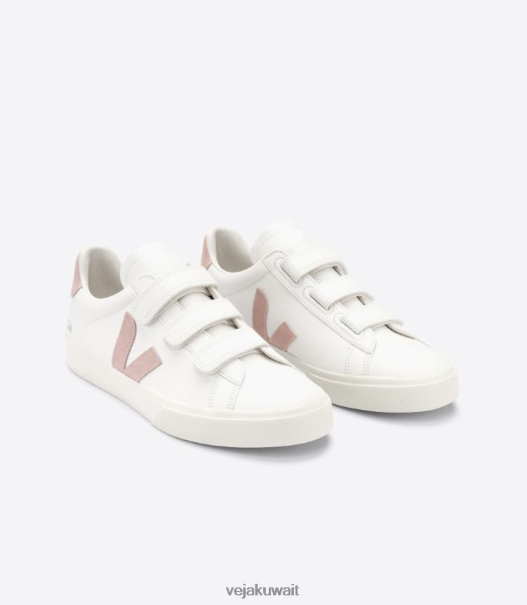 Veja أحذية نحيفريسيفي كروم فري جلد أبيض فاتنة 24J26Z247
