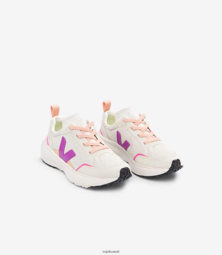 Veja أحذية أطفالكناري أربطة مرنة الفيوميش لوتس طبيعي 24J26Z379