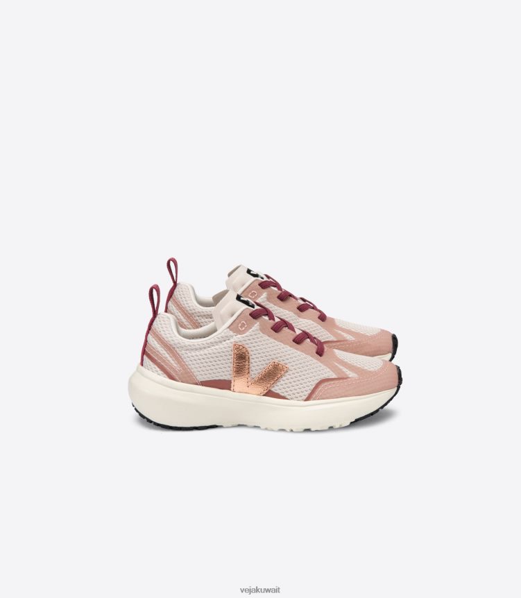 Veja أحذية أطفالكناري أربطة مطاطية الفيوميش فينوس طبيعي 24J26Z385