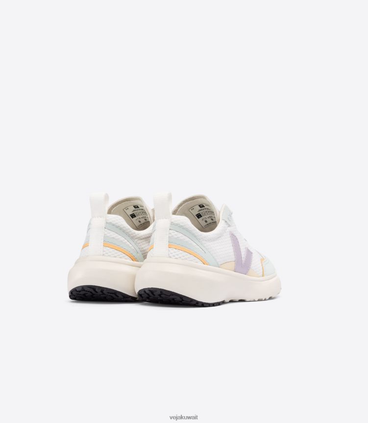 Veja أحذية أطفالأربطة كناري مرنة الفيوميش أبيض بارم 24J26Z386