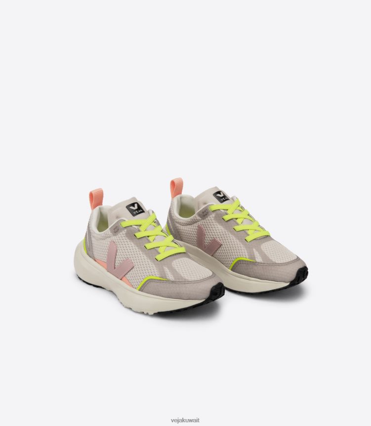 Veja أحذية أطفالكناري أربطة مطاطية الفيوميش الطبيعية 24J26Z388