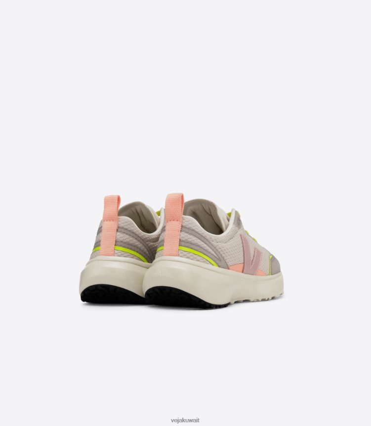 Veja أحذية أطفالكناري أربطة مطاطية الفيوميش الطبيعية 24J26Z388