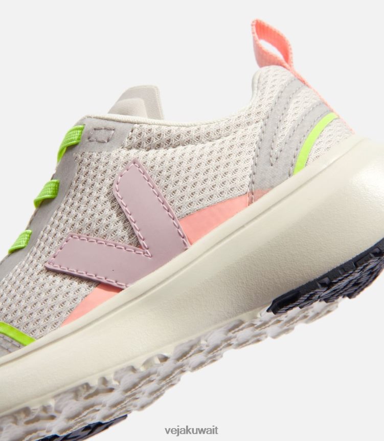 Veja أحذية أطفالكناري أربطة مطاطية الفيوميش الطبيعية 24J26Z388