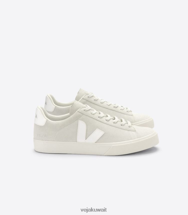 Veja أحذية رجالكامبو سويدي أبيض طبيعي 24J26Z9