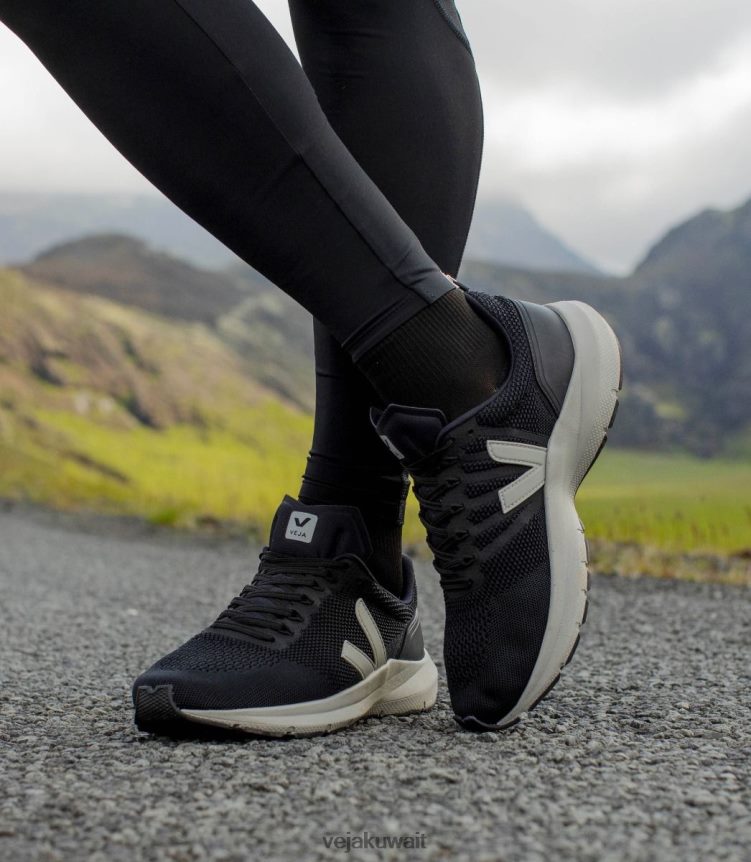 Veja أحذية نحيفمارلين على شكل حرف V أسود أكسفورد رمادي 24J26Z278