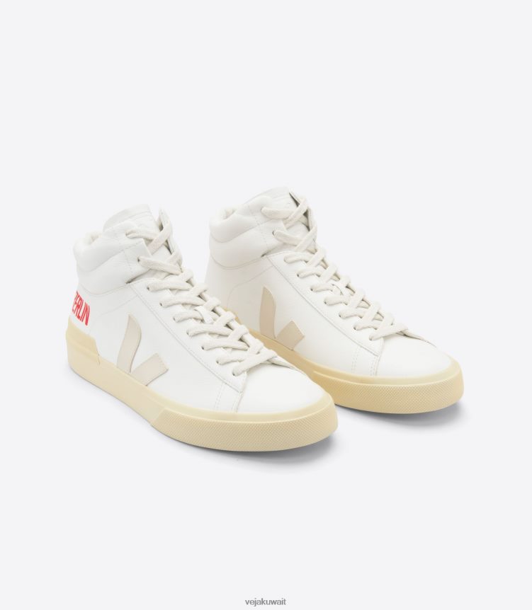 Veja X أحذية رجالمينوتور برلين الأبيض بيير 24J26Z78