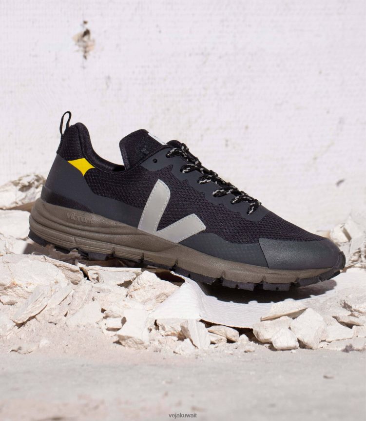 Veja أحذية رجالديكان الفيوميش منشط أسود أوكسفورد رمادي 24J26Z124