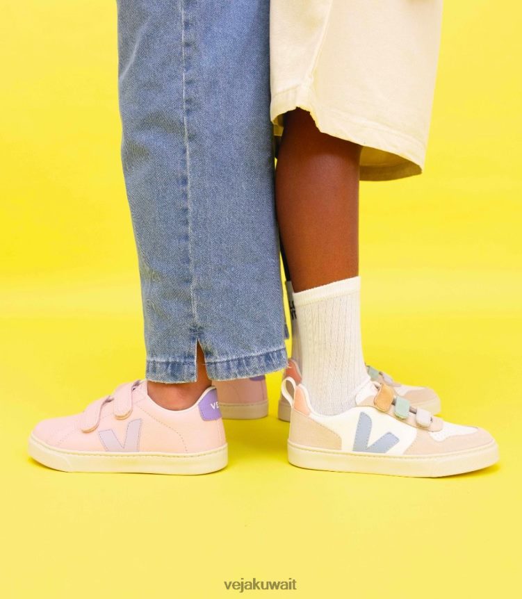 Veja أحذية أطفالإسبلار جلد خالي من الكروم بيتال بارم 24J26Z334