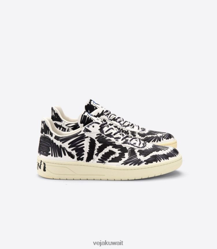 Veja X أحذية رجالV-10 جلد مارني أسود كامل 24J26Z66