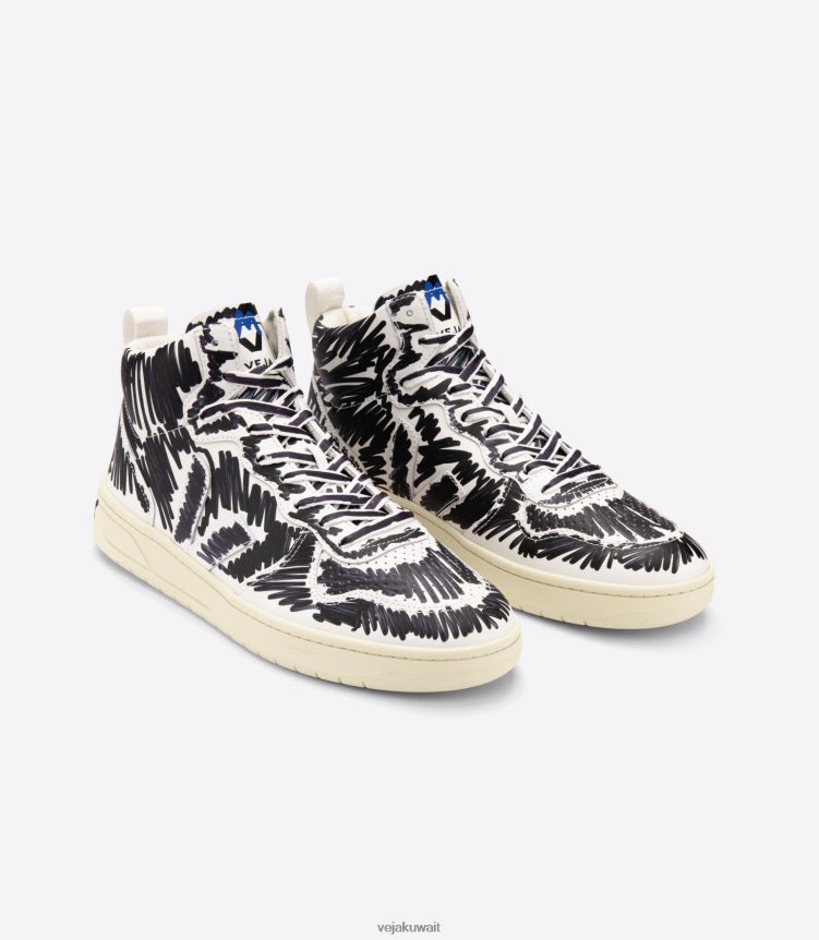 Veja X أحذية رجالV-15 جلد مارني أسود كامل 24J26Z85